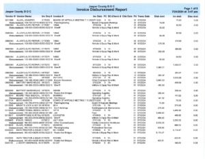 Invoice Disbursement 7.24.2024 | Jasper County Georgia